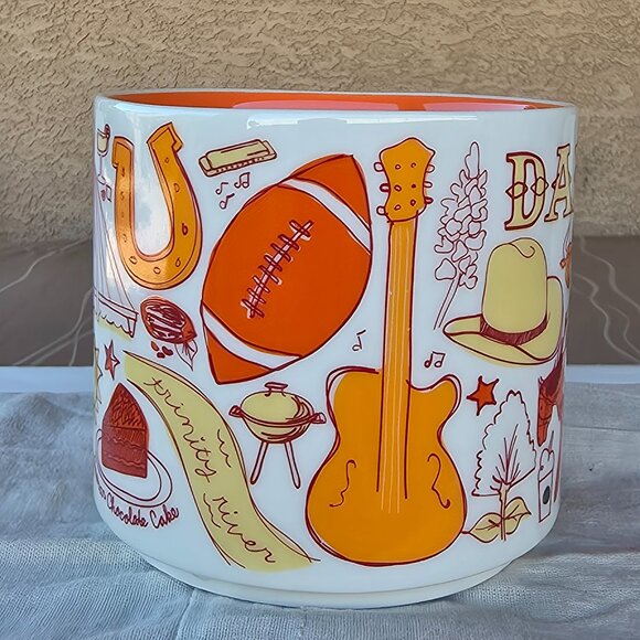 Starbucks Dallas Mug Been There Series Across The Globe Collection 14oz 2019 - Picture 2 of 9